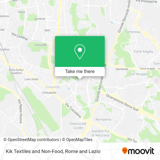 Kik Textiles and Non-Food map
