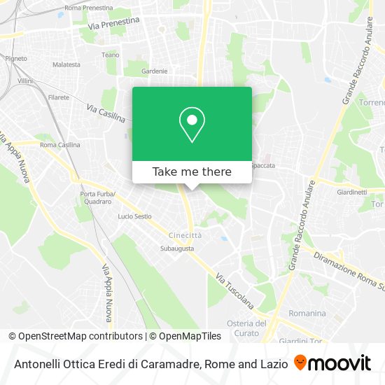 Antonelli Ottica Eredi di Caramadre map