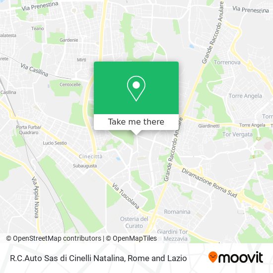 R.C.Auto Sas di Cinelli Natalina map