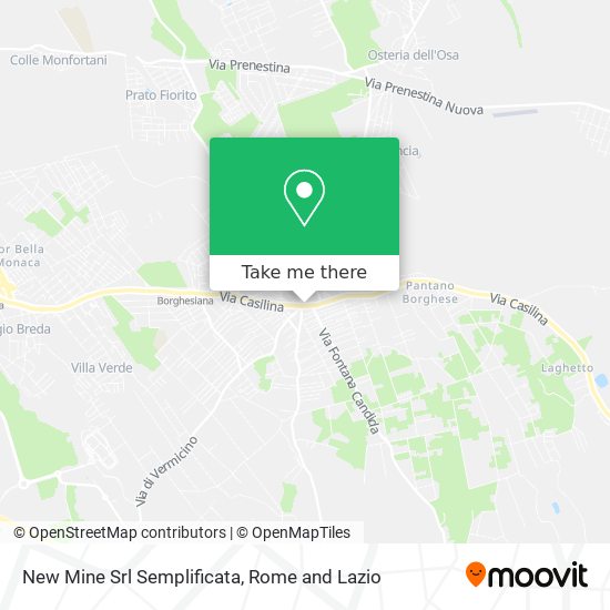 New Mine Srl Semplificata map