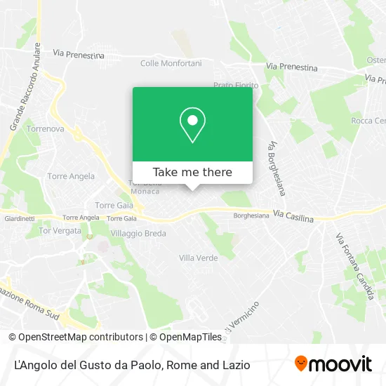 Paolo's Taste Corner map