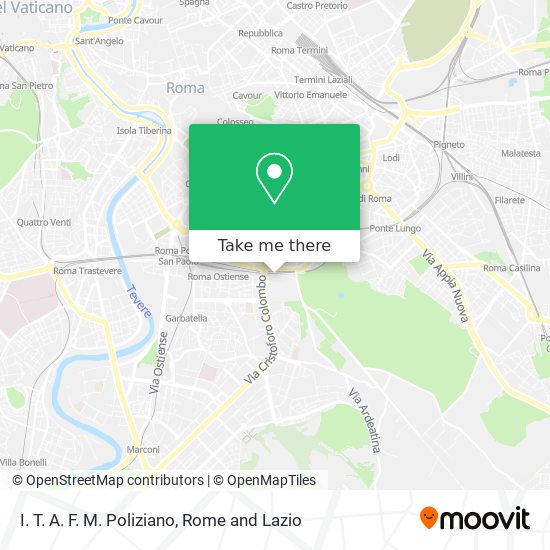I. T. A. F. M. Poliziano map