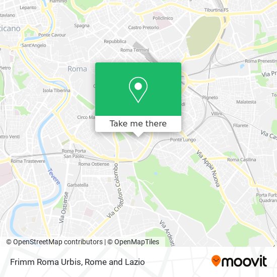 Frimm Roma Urbis map