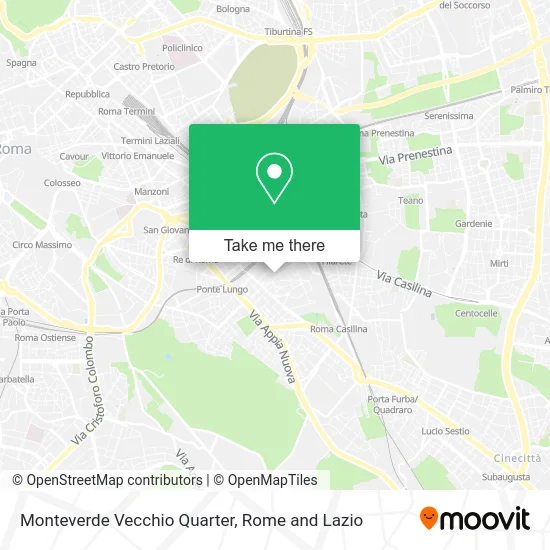 Monteverde Vecchio Quarter map