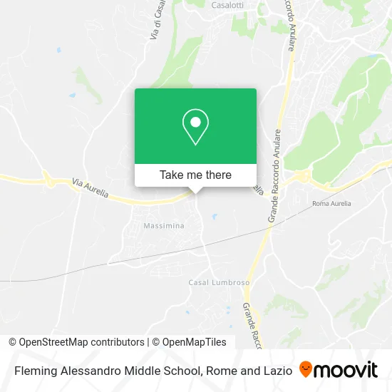 Fleming Alessandro Middle School map