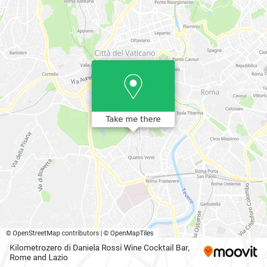 Kilometrozero Wine Cocktail Bar by Daniela Rossi map