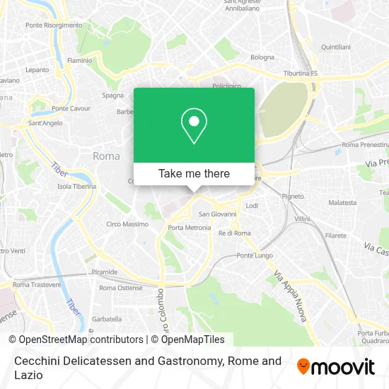Cecchini Delicatessen and Gastronomy map