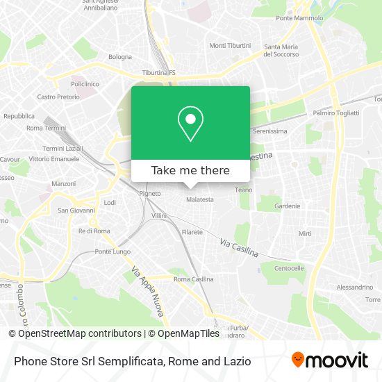 Phone Store Srl Semplificata map