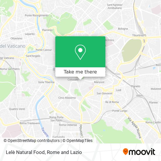 Lelè Natural Food map