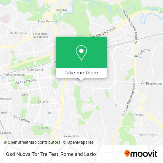 Gsd Nuova Tor Tre Test map