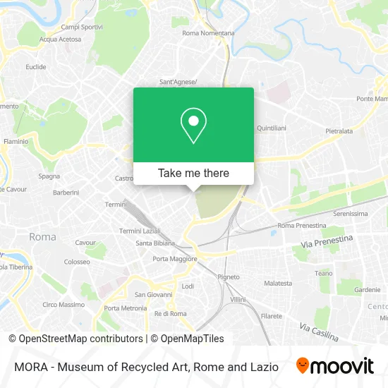 MORA - Museum of Recycled Art map