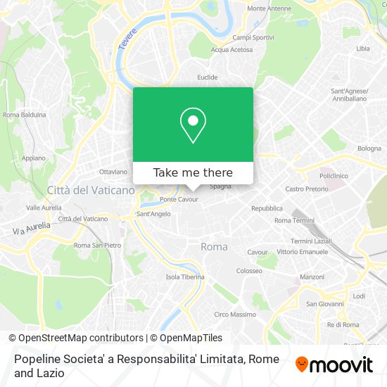 Popeline Societa' a Responsabilita' Limitata map