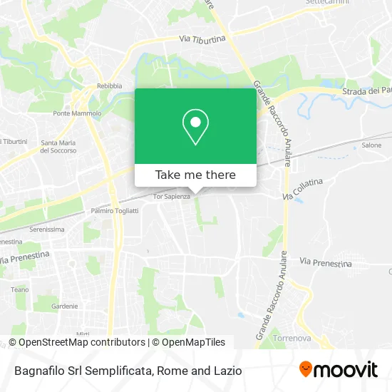 Bagnafilo Srl Simplified map