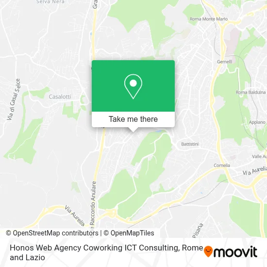 Honos Web Agency Coworking ICT Consulting map