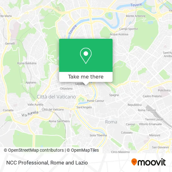 NCC Professional map