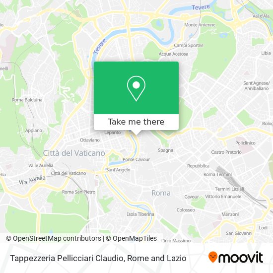 Tappezzeria Pellicciari Claudio map