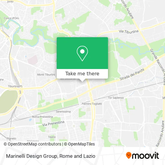 Marinelli Design Group map