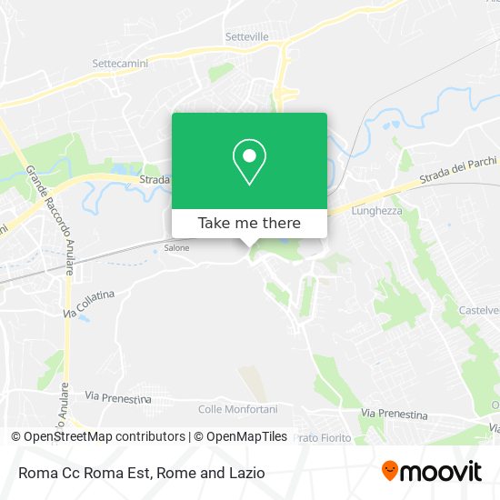 Roma Cc Roma Est map