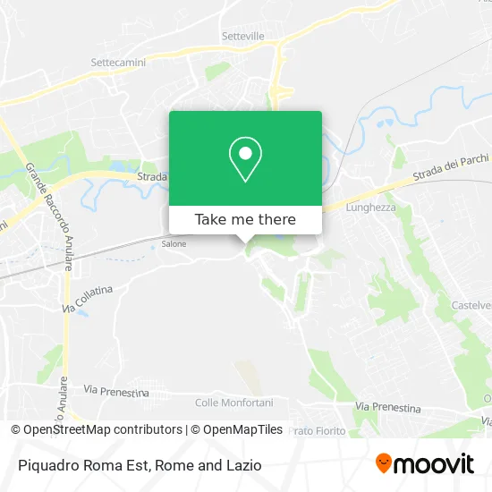 Piquadro Rome East map