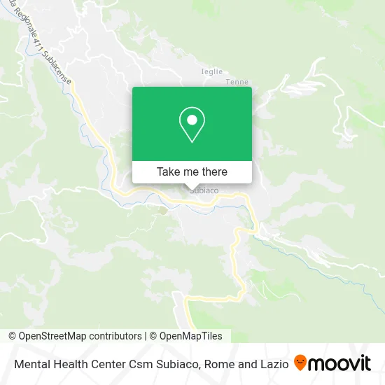 Mental Health Center Csm Subiaco map