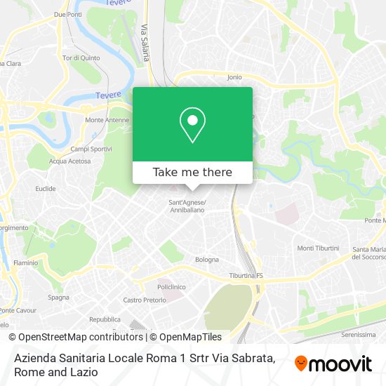 Azienda Sanitaria Locale Roma 1 Srtr Via Sabrata map