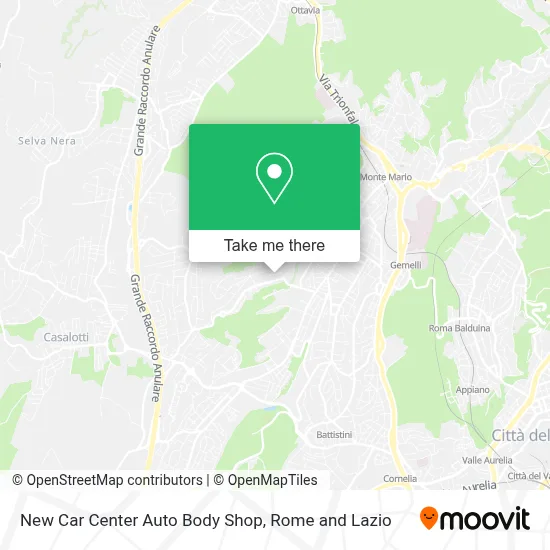 New Car Center Auto Body Shop map