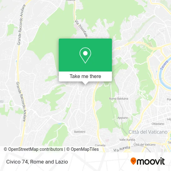 Civico 74 map