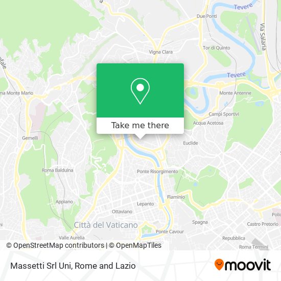 Massetti Srl Uni map