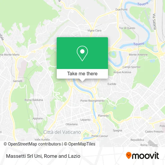 Massetti Srl Uni map
