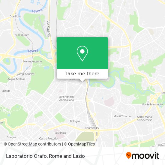 Laboratorio Orafo map