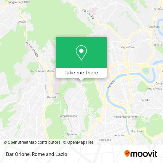 Bar Orione map