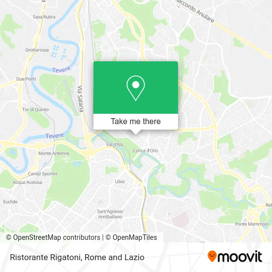 Ristorante Rigatoni map