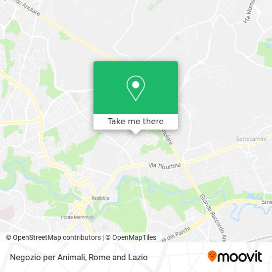 Negozio per Animali map