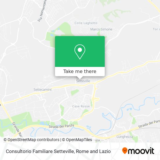 Consultorio Familiare Setteville map