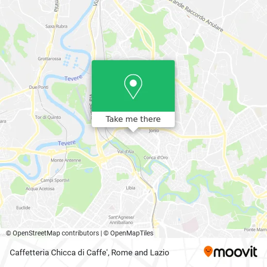 Chicca di Caffe Cafe map