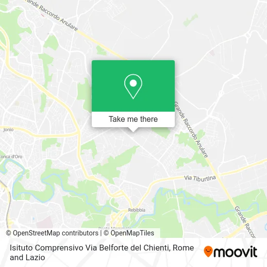 Comprehensive Institute Via Belforte del Chienti map