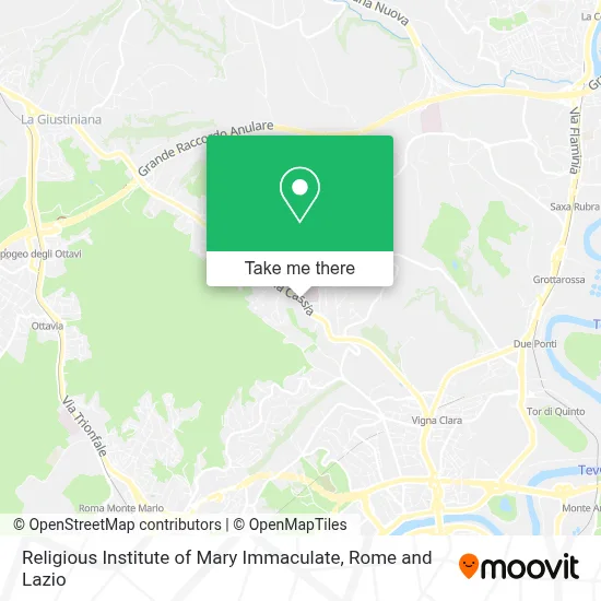 Religious Institute of Mary Immaculate map