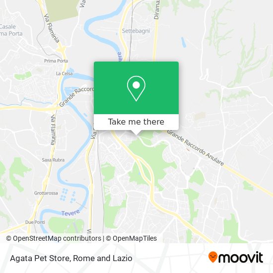 Agata Pet Store map