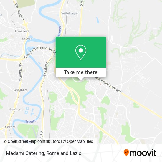 Madamí Catering map