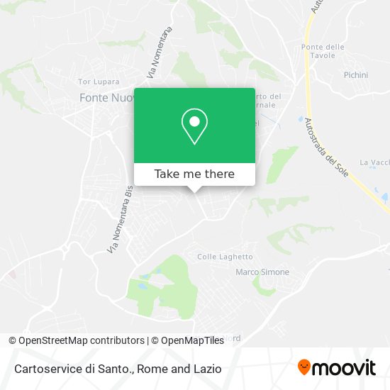 Cartoservice di Santo. map