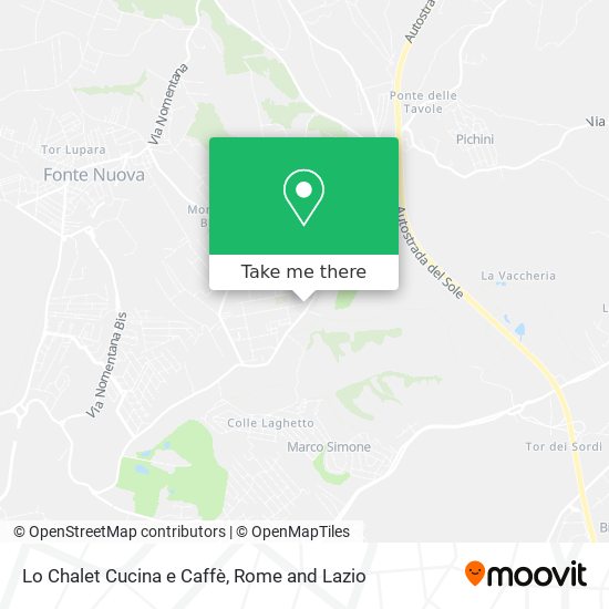 Lo Chalet Cucina e Caffè map