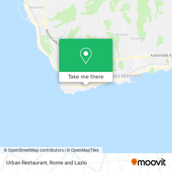 Urban Restaurant map