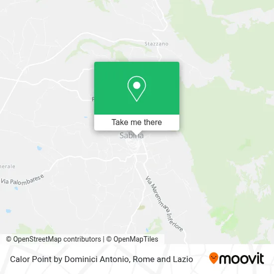 Calor Point by Dominici Antonio map