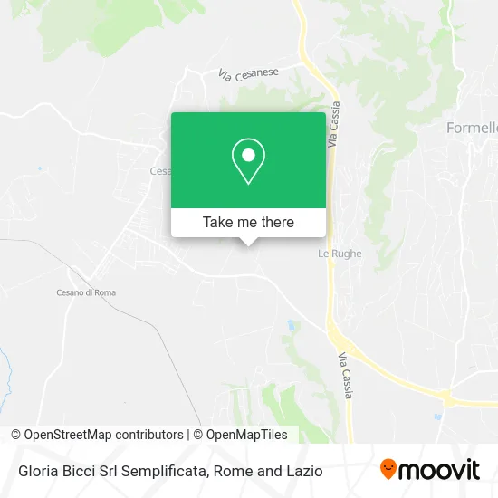 Gloria Bicci Simplified Srl map