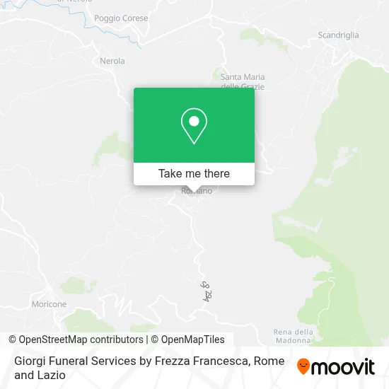 Giorgi Funeral Services by Frezza Francesca map
