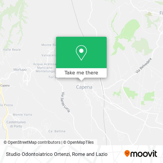 Studio Odontoiatrico Ortenzi map