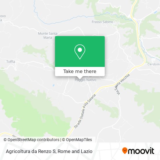 Agricoltura da Renzo S map