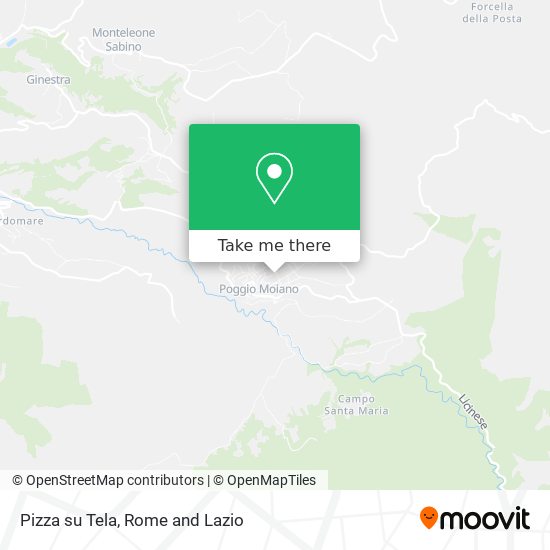 Pizza su Tela map