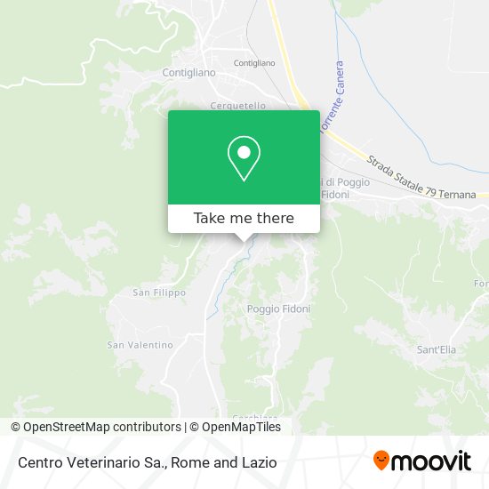 Centro Veterinario Sa. map