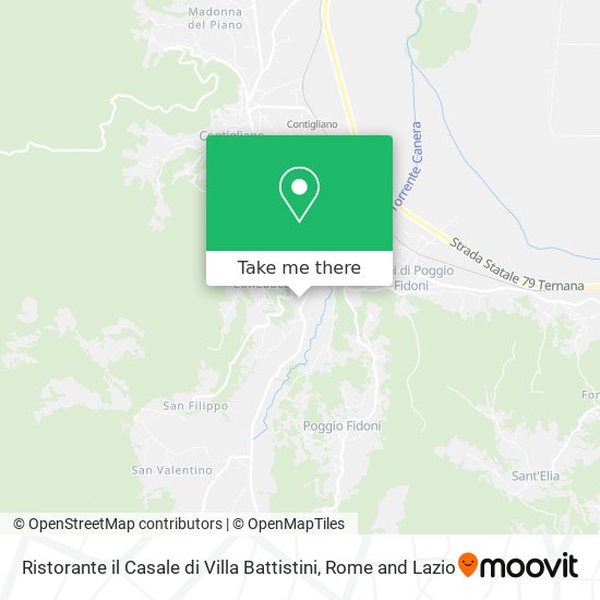 Ristorante il Casale di Villa Battistini map